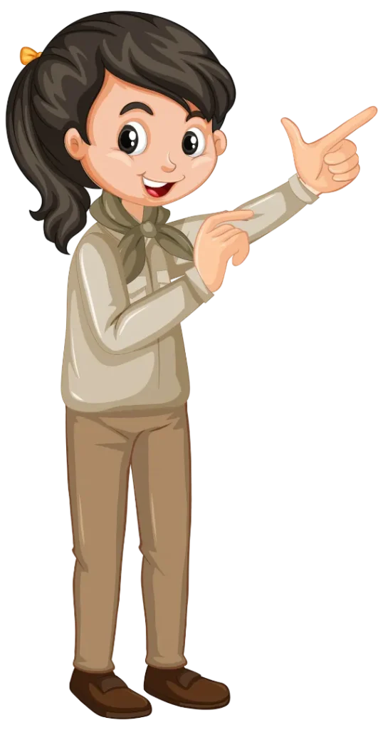 pointing towards faqs